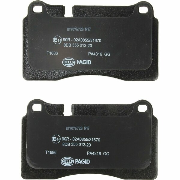 Pagid Brakes Disc Brake Pad, 355013201 355013201